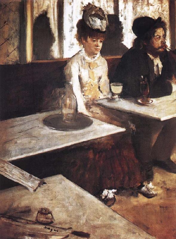 Germain Hilaire Edgard Degas In a Cafe Sweden oil painting art